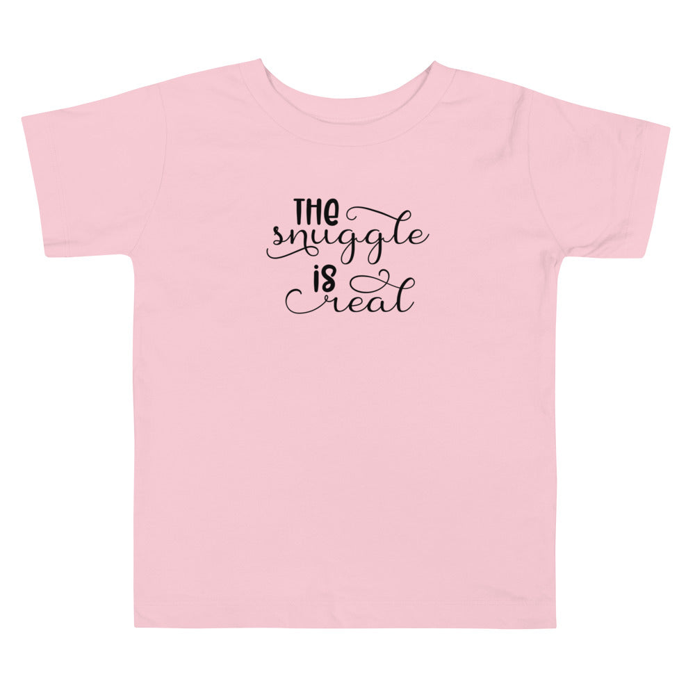 The Snuggle is Real Toddler Short Sleeve Tee