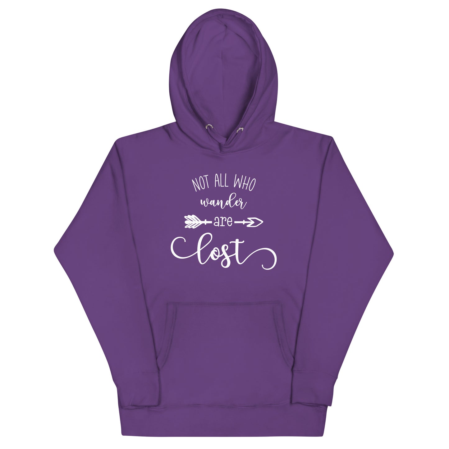 not all who wander are lost unisex hoodie